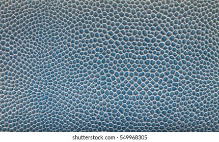 Blue reptile leather texture