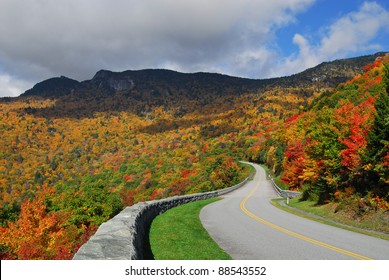 Blue Ridge Mountains And Blue Ridge Parkway