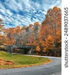 Blue Ridge Parkway in October 