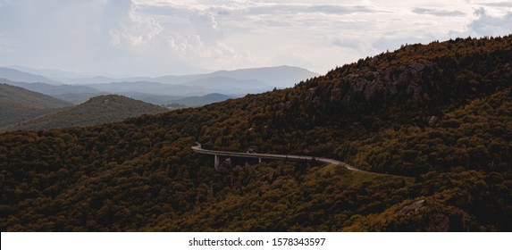 Blue Ridge Parkway Outside Of Boone, NC