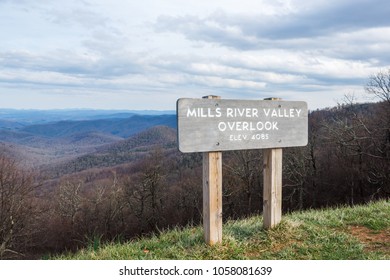 Blue Ridge Parkway. Sign