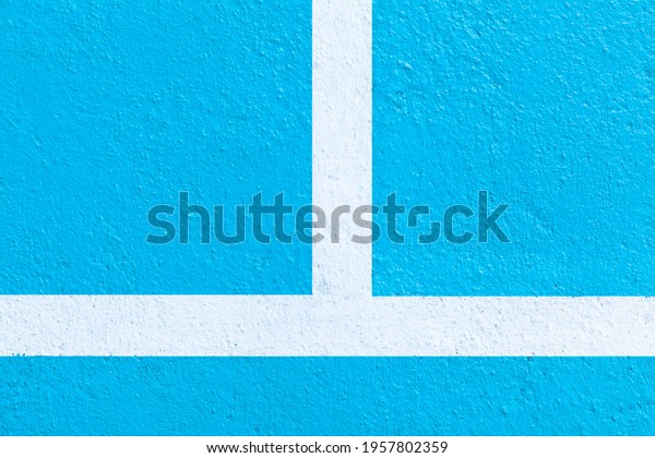 Blue rubber floor running track with
white stripes texture and background
seamless