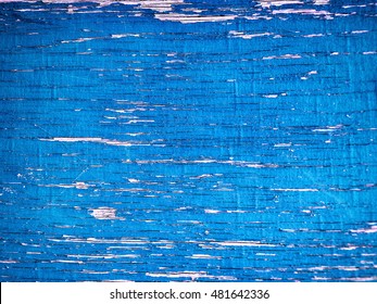 Blue Rustic Reclaimed Wooden Wall Background