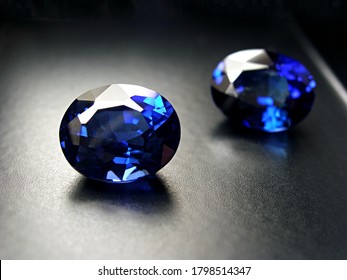 Blue Sapphire Gemstone For Design Fashion Jewelry.