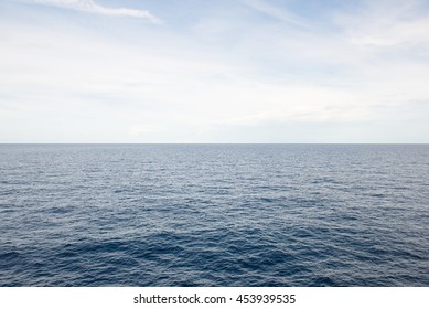 Blue Sea Blue Sky Background Stock Photo 453939535 | Shutterstock