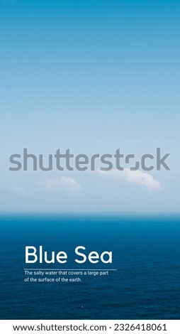 Similar – Image, Stock Photo boundless blue Environment