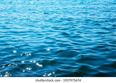 Blue Sea Water Background Texture