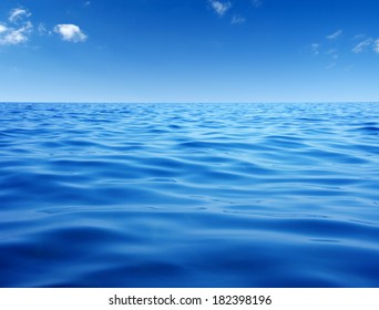 Blue Sea Water Ocean Surface Natural Stock Photo (Edit Now) 1927431419