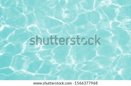 Blue seawater and pool water texture