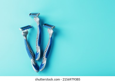 Blue Shaving Machine Sharp Blades On Stock Photo 2156979385 | Shutterstock