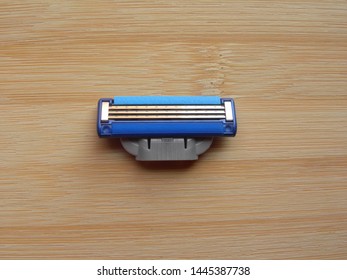 Blue Shaving Razor Blade Cartridge