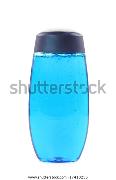 Download Blue Shower Gel Bottle Isolated On Stock Photo Edit Now 17418235 PSD Mockup Templates