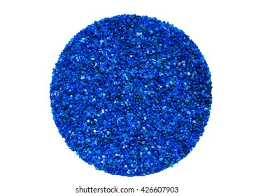 Blue Silica Gel Isolate On White