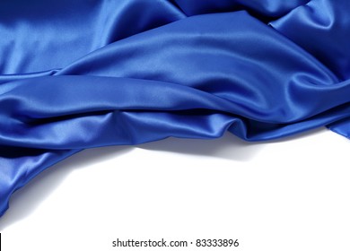 Blue Silk Background