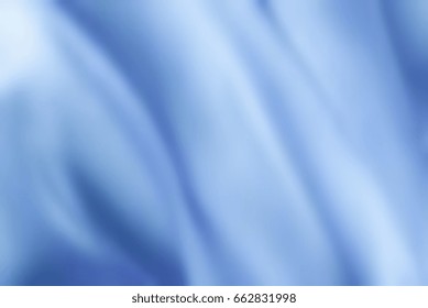 Blue Silk Texture  - Abstract Folds 