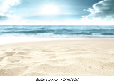 Sea Sand Sky Summer Day Stock Photo (Edit Now) 244123600