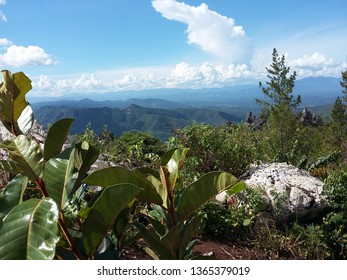 The Blue Of The Sky Above The Barisan Mountains