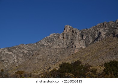 Blue Sky Above A Rocky Terrain