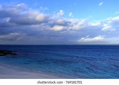 blue sky after the rain at Hyams Beach, Australia