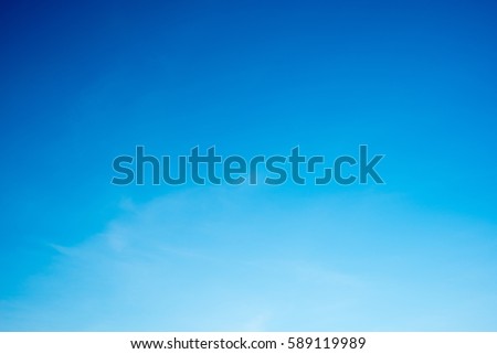 Blue Sky background