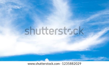 Blue sky background with clouds