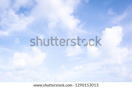 Blue sky background with clouds