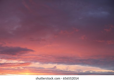 blue sky background with evening - Shutterstock ID 656552014