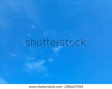 blue sky background, morning sky with few clouds
