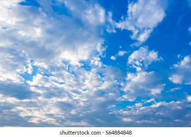 blue sky background with white clouds