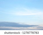 blue sky with cloud