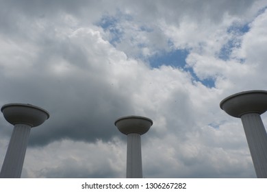 blue sky with cloud 