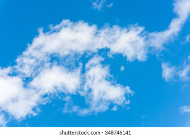 blue sky with cloud