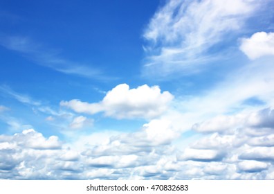 blue sky with cloud - Shutterstock ID 470832683