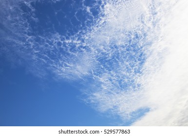 blue sky with cloud