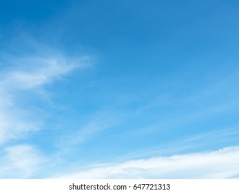 Blue sky with cloud