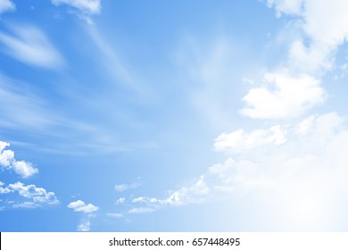 Blue Sky With Cloud