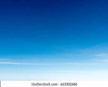 Blue Sky With Cloud 