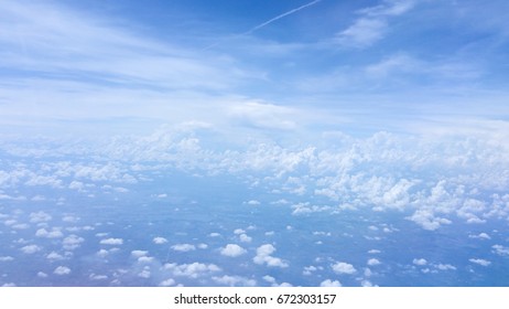 blue sky with cloud