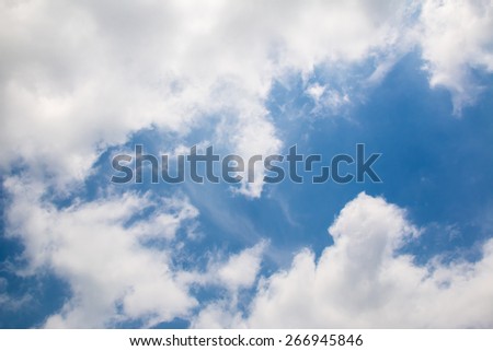 Blue Sky and cloud