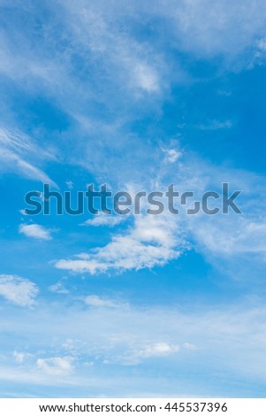 blue sky with cloud