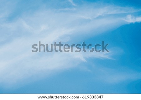 Blue sky and cloud