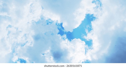 Blue Sky with Cloud Background