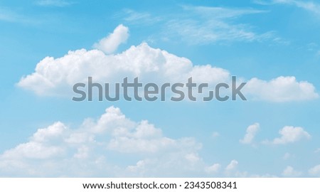 Blue sky with cloud background