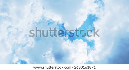 Blue Sky with Cloud Background