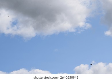 blue sky with cloud closeup