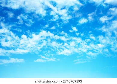 blue sky with cloud closeup