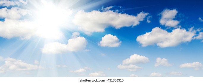 blue sky with cloud closeup