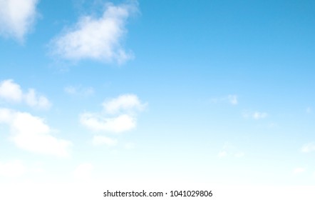 Nature Landscape Background Sky Fluffy White Stock Vector (Royalty Free ...