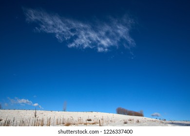 blue sky and clouds
