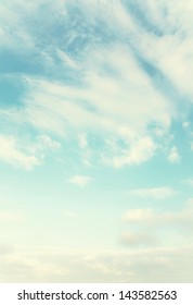 Blue Sky With Clouds